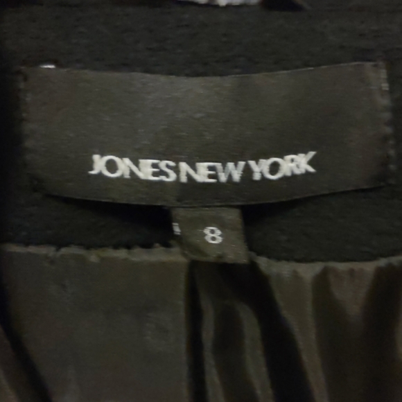 Jones New York Women's Black Coat Size 8 - Picture 2 of 5